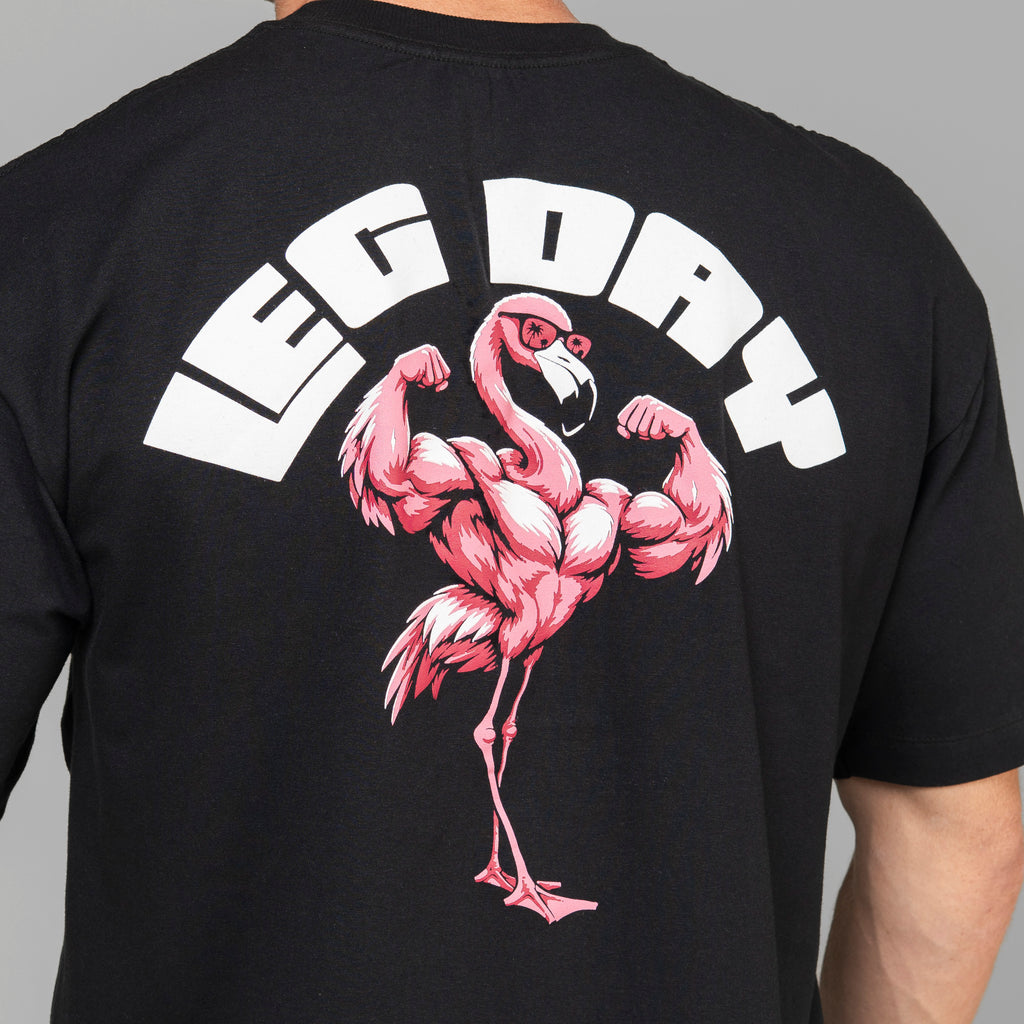 Camiseta Oversized Leg Lover Preto