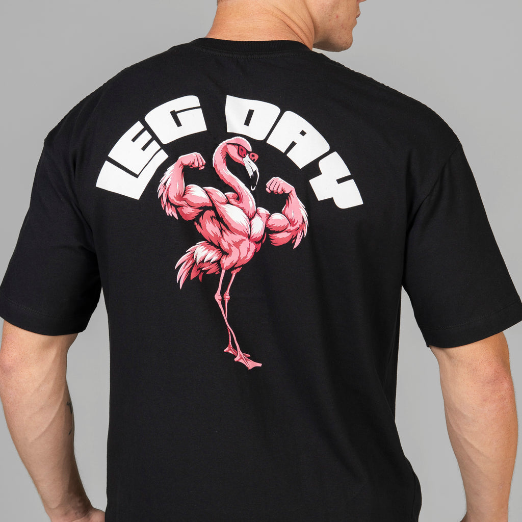 Camiseta Oversized Leg Lover Preto