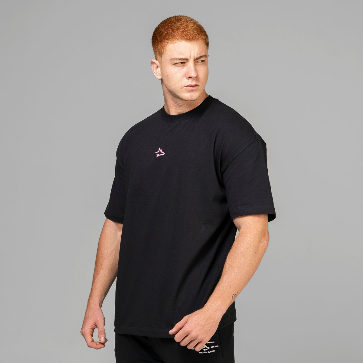 Camiseta Oversized Leg Lover Preto