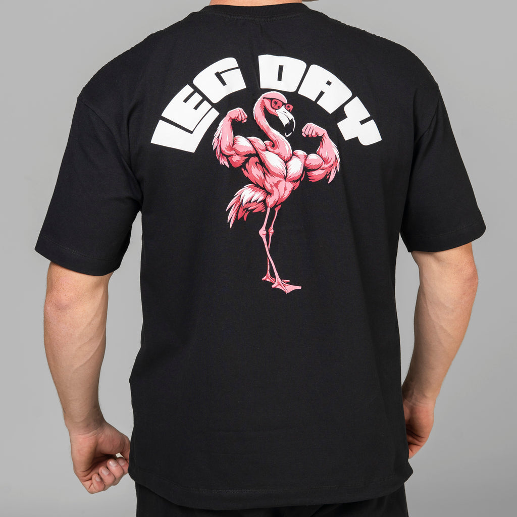 Camiseta Oversized Leg Lover Preto