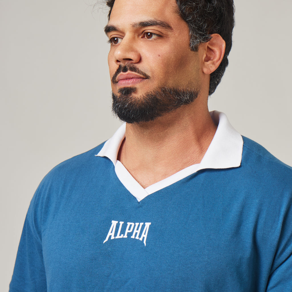 Camiseta Oversized Legacy Azul Vintage