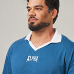 Camiseta Oversized Legacy Azul Vintage