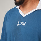 Camiseta Oversized Legacy Azul Vintage