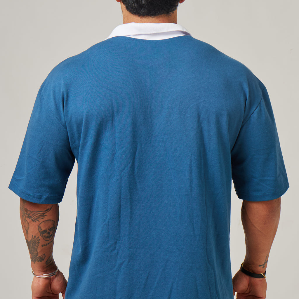 Camiseta Oversized Legacy Azul Vintage