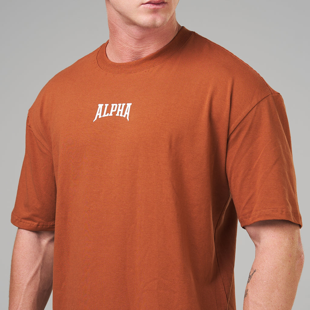 Camiseta Oversized Legacy Marrom Telha