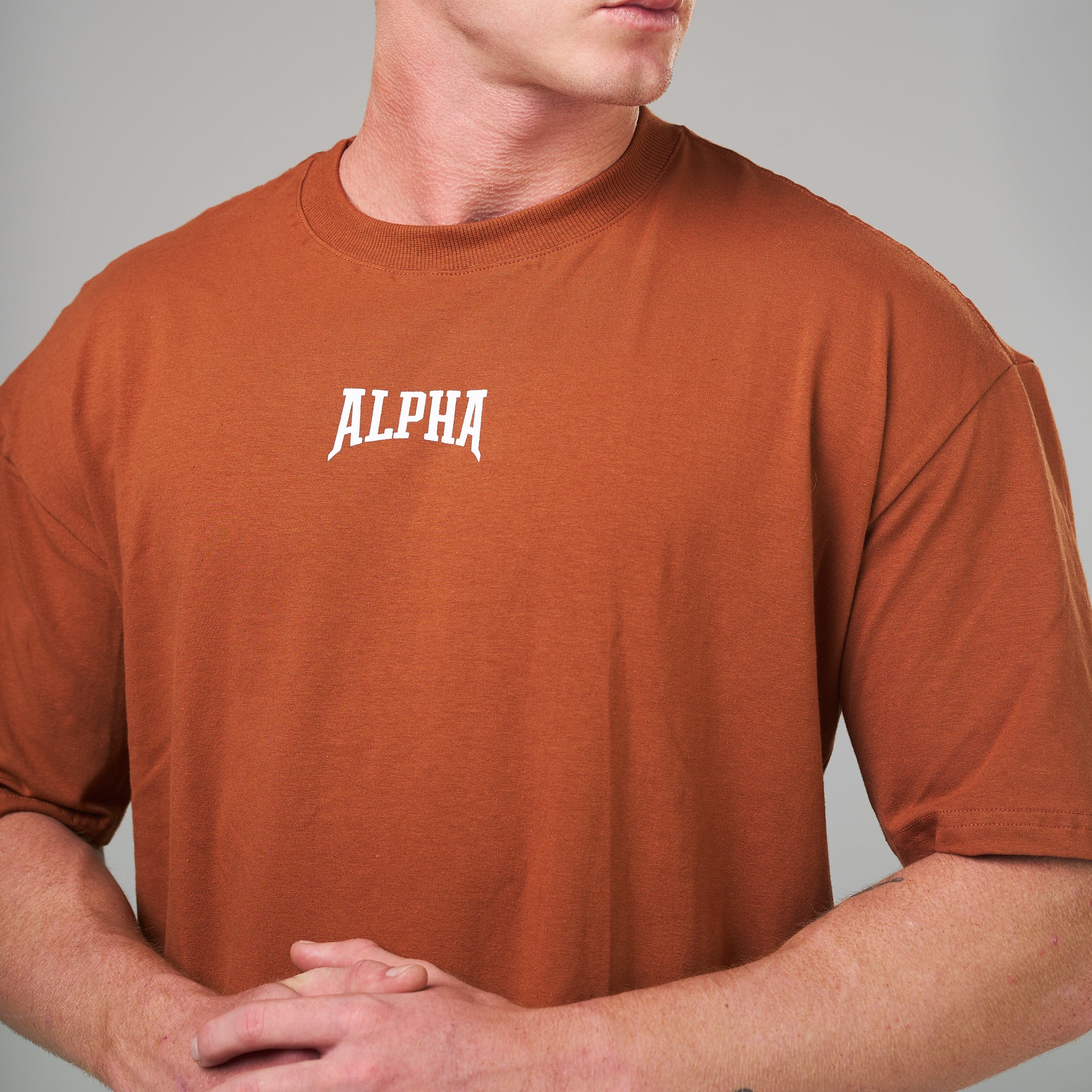 Camiseta Oversized Legacy Marrom Telha