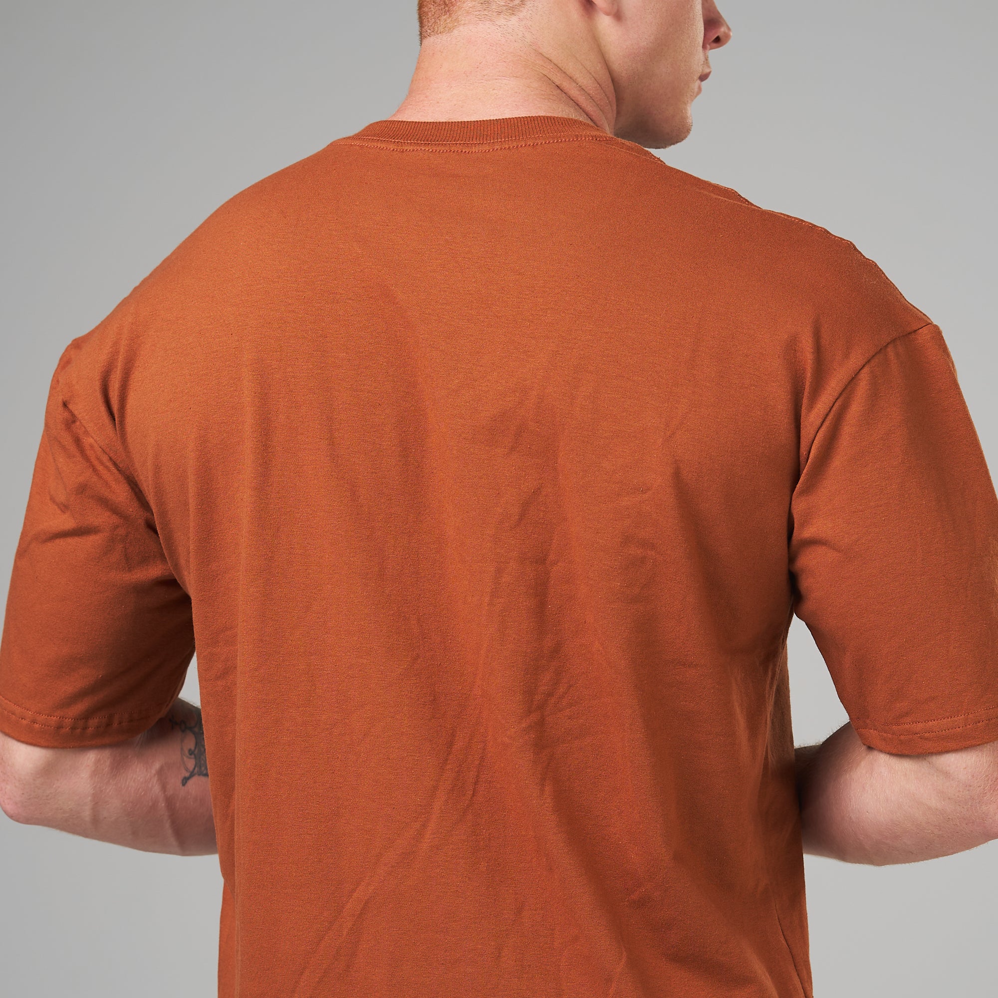 Camiseta Oversized Legacy Marrom Telha
