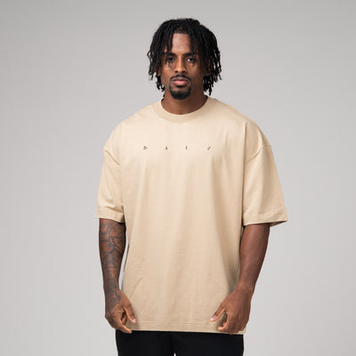 Camiseta Oversized Light Lupus Bege Duna