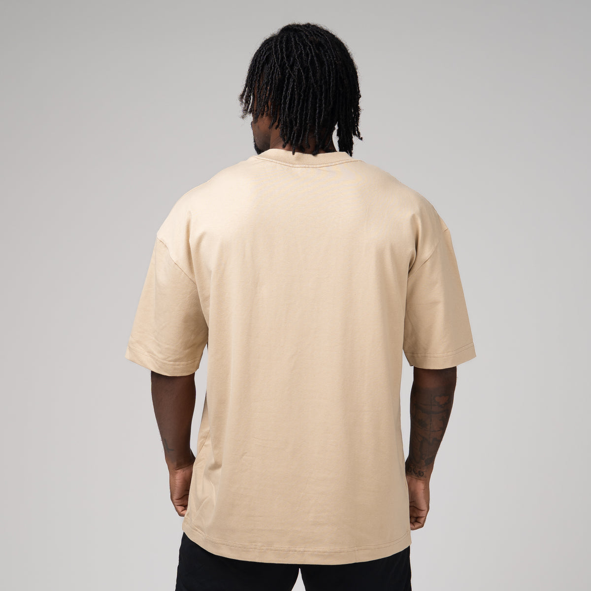 Camiseta Oversized Light Lupus Bege Duna