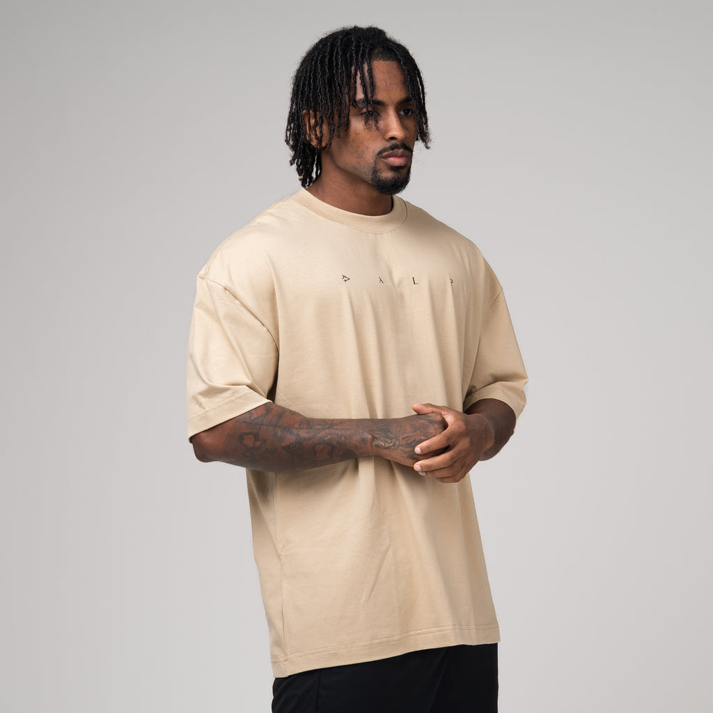 Camiseta Oversized Light Lupus Bege Duna
