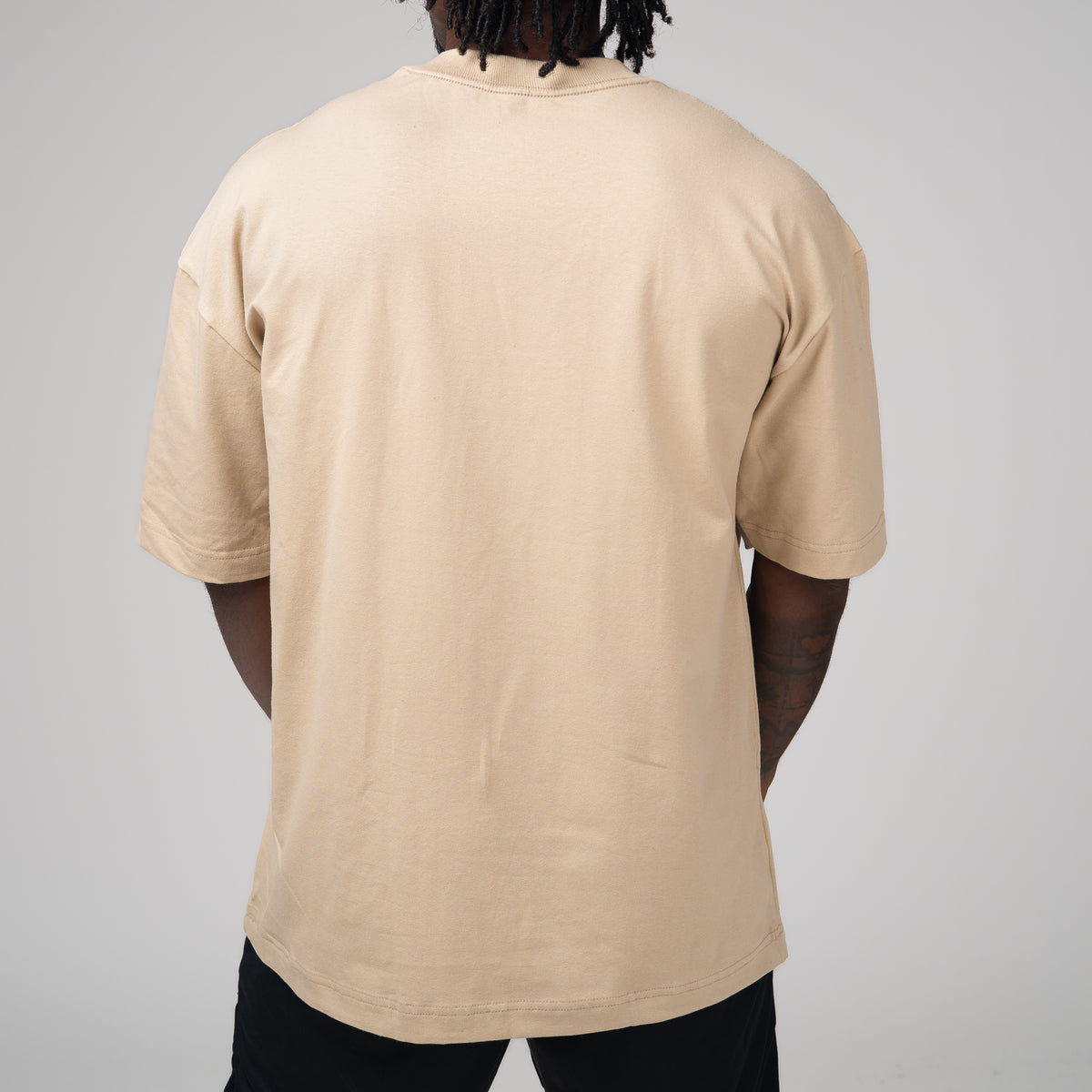 Camiseta Oversized Light Lupus Bege Duna