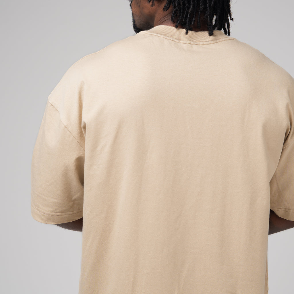 Camiseta Oversized Light Lupus Bege Duna