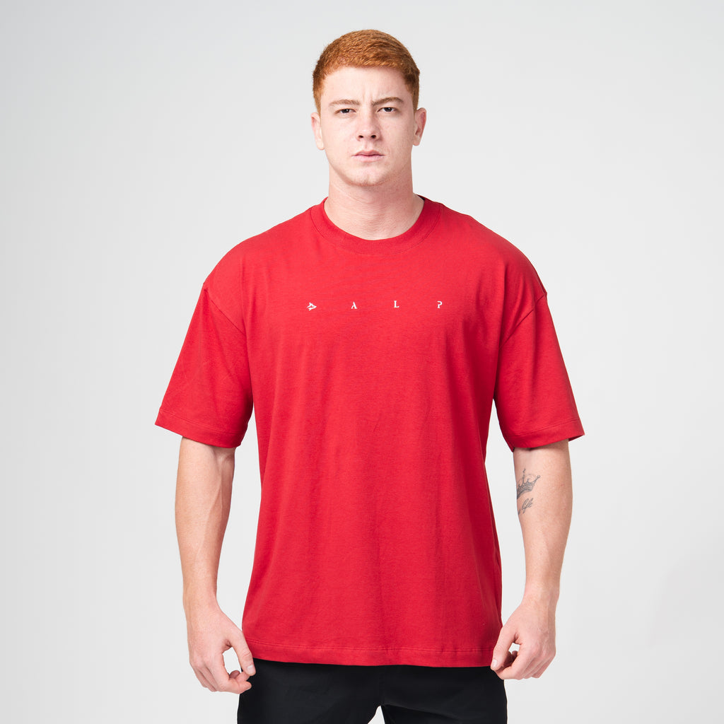 Camiseta Oversized Light Lupus Carmim