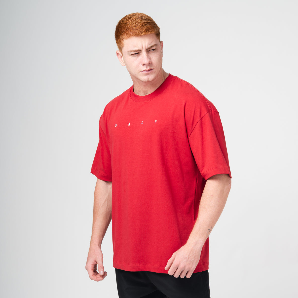 Camiseta Oversized Light Lupus Carmim