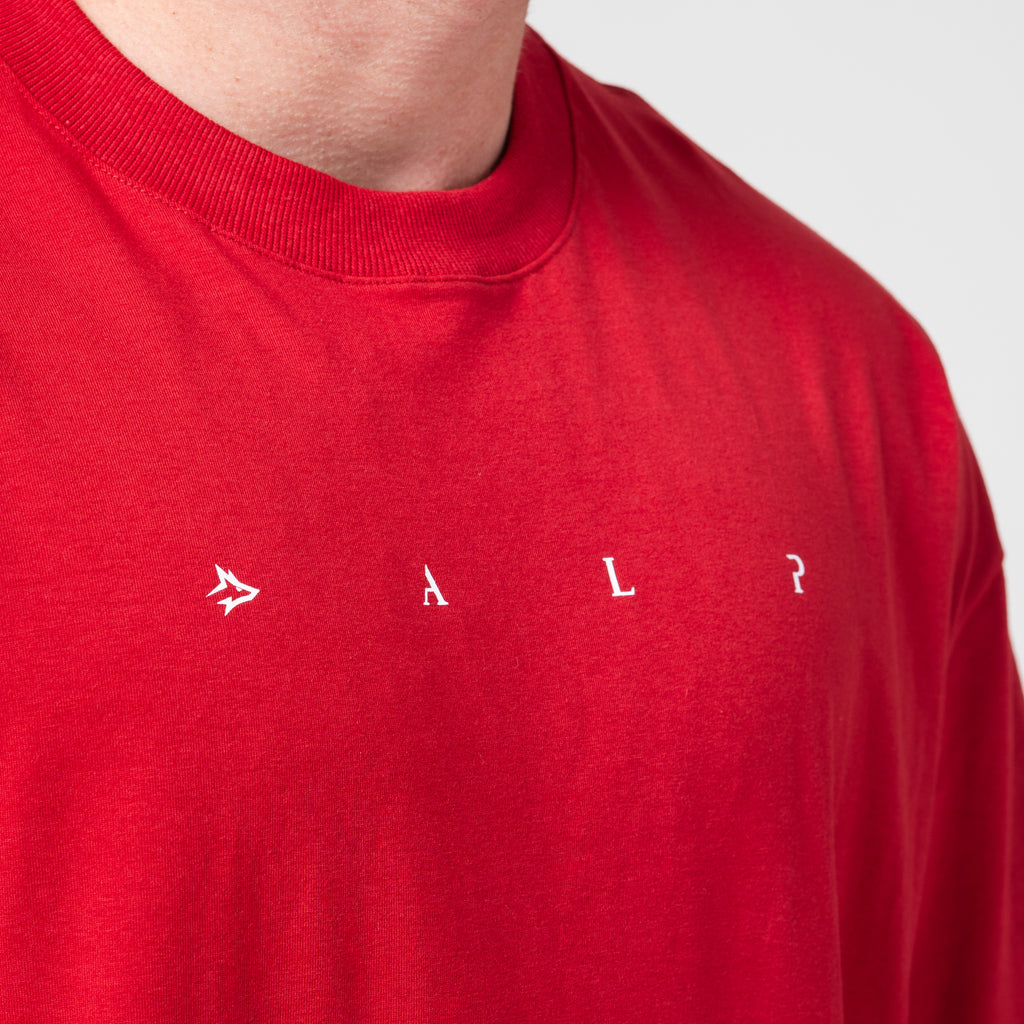 Camiseta Oversized Light Lupus Carmim