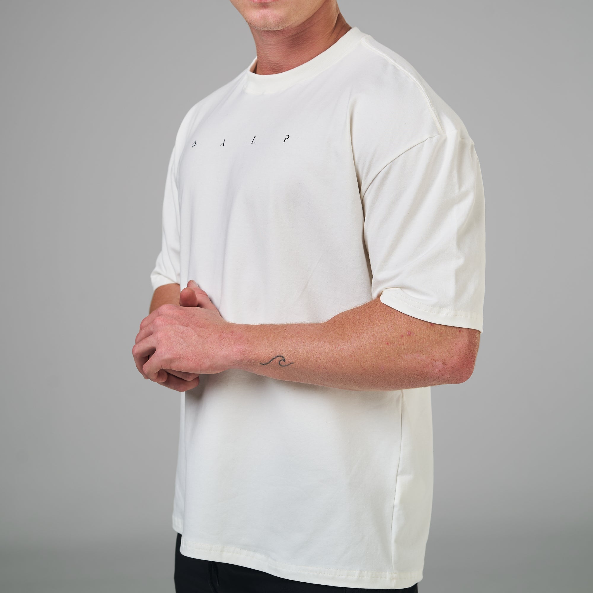 Camiseta Oversized Light Lupus Off White