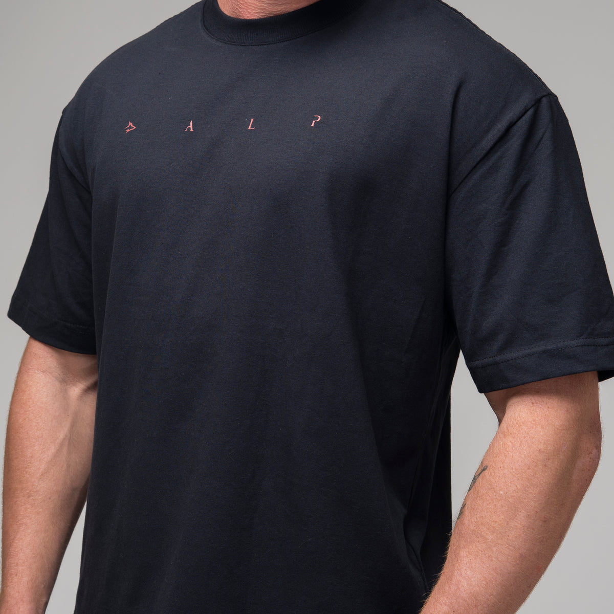 Camiseta Oversized Light Lupus Preto