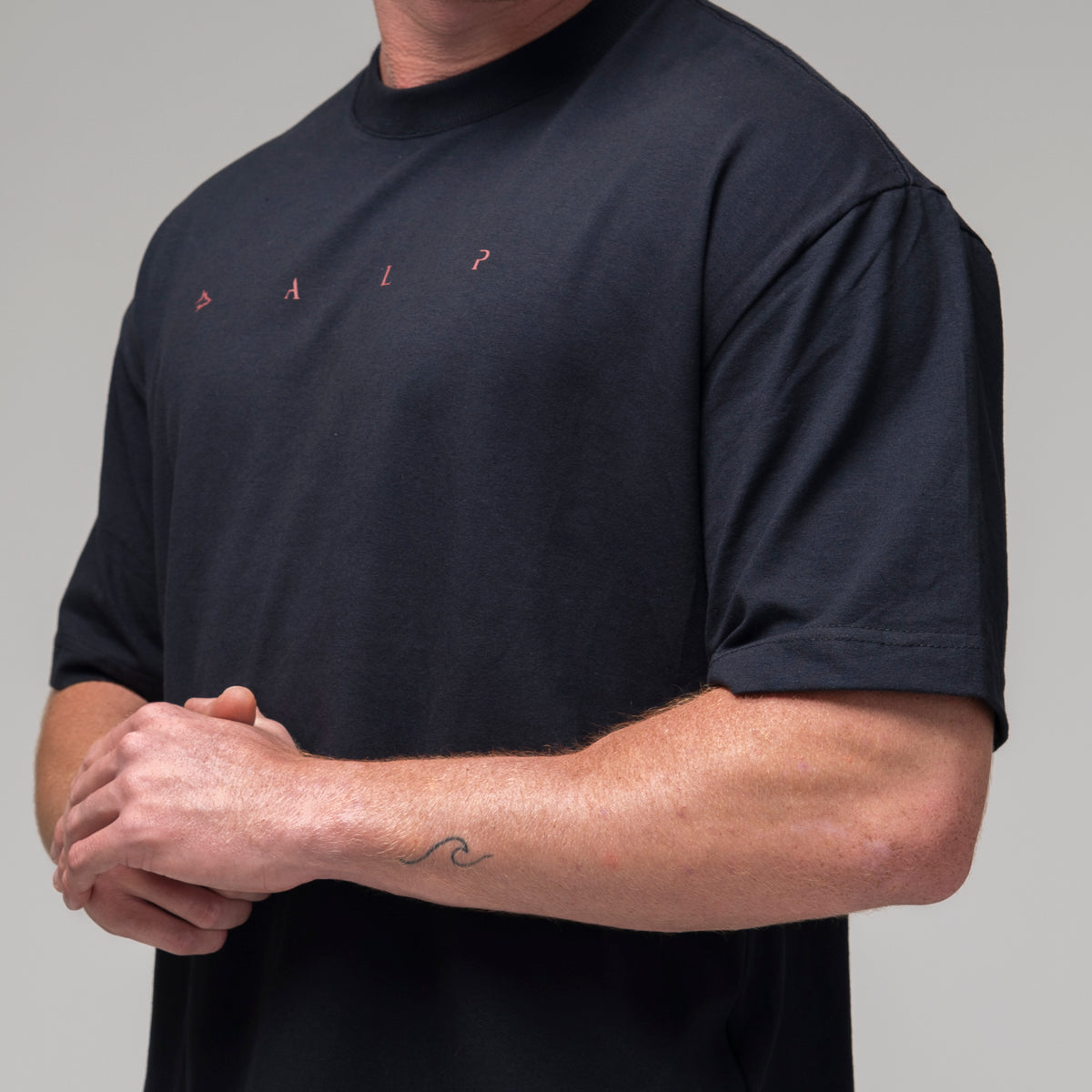 Camiseta Oversized Light Lupus Preto