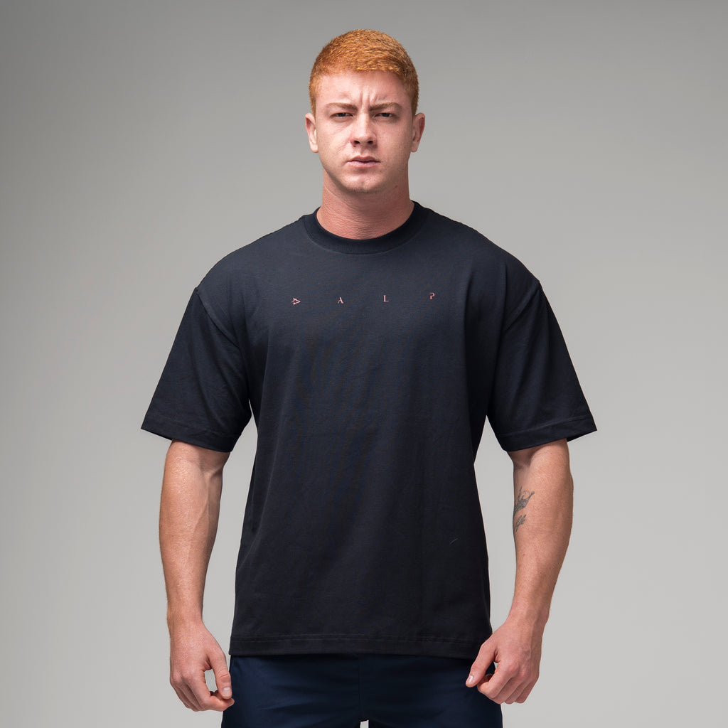 Camiseta Oversized Light Lupus Preto