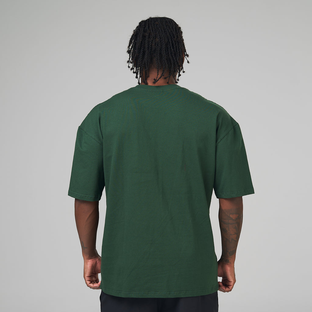 Camiseta Oversized Light Lupus Verde Musgo