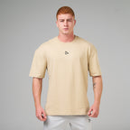 Camiseta Oversized Lupus Bege Duna
