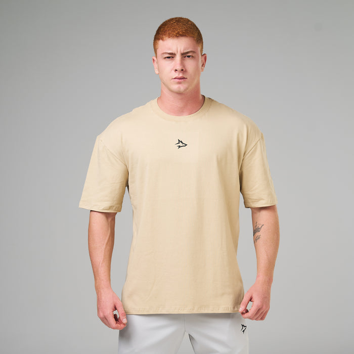 Camiseta Oversized Lupus Bege Duna