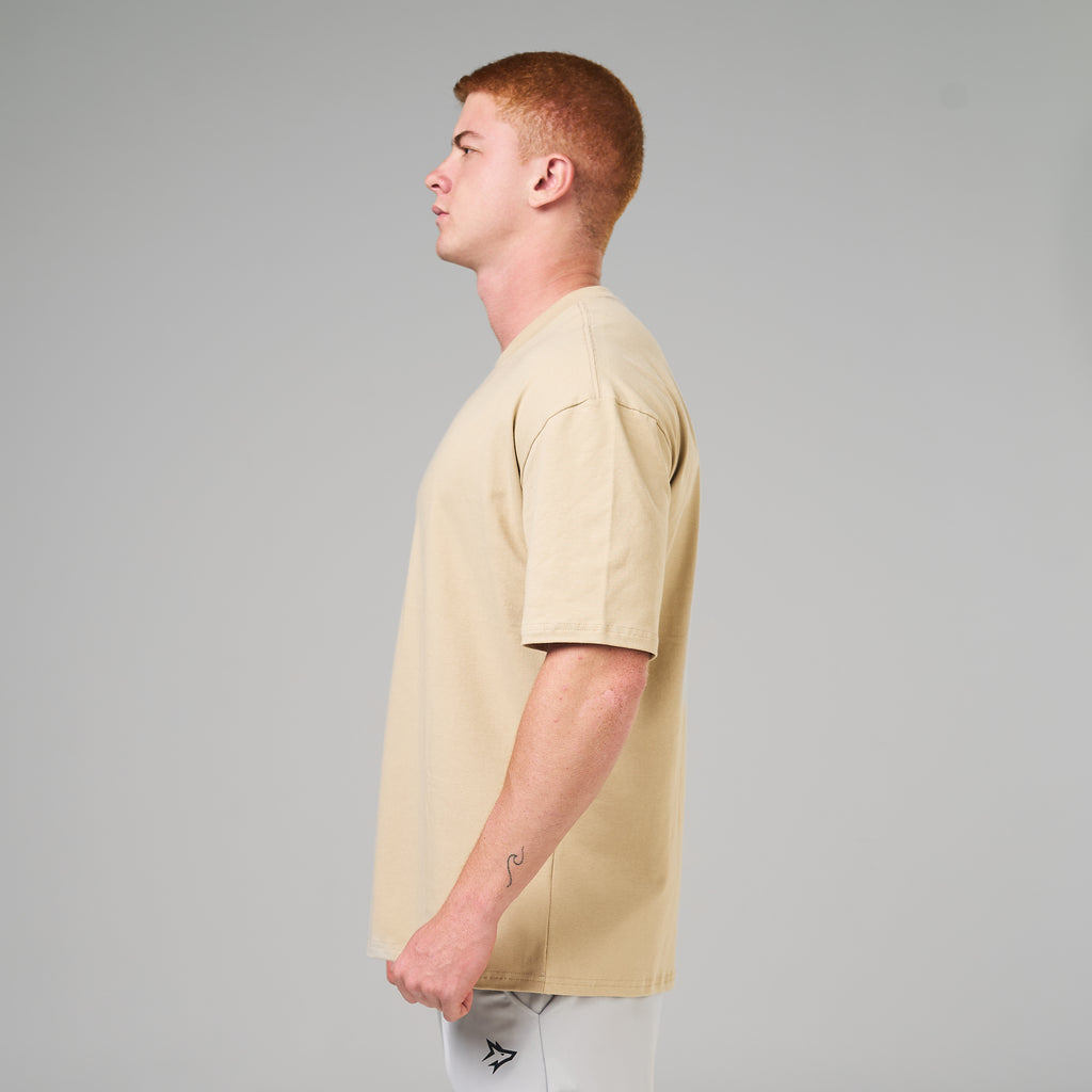 Camiseta Oversized Lupus Bege Duna