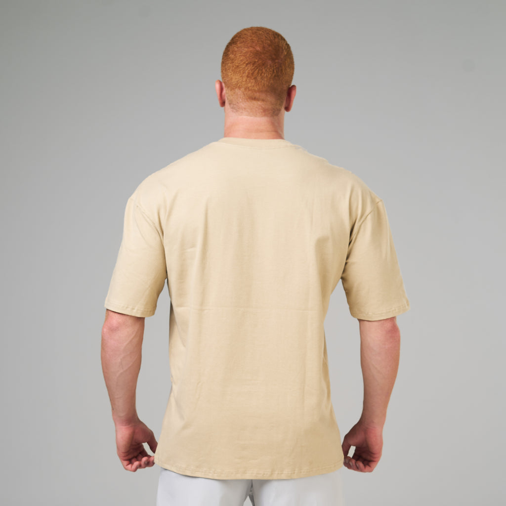 Camiseta Oversized Lupus Bege Duna
