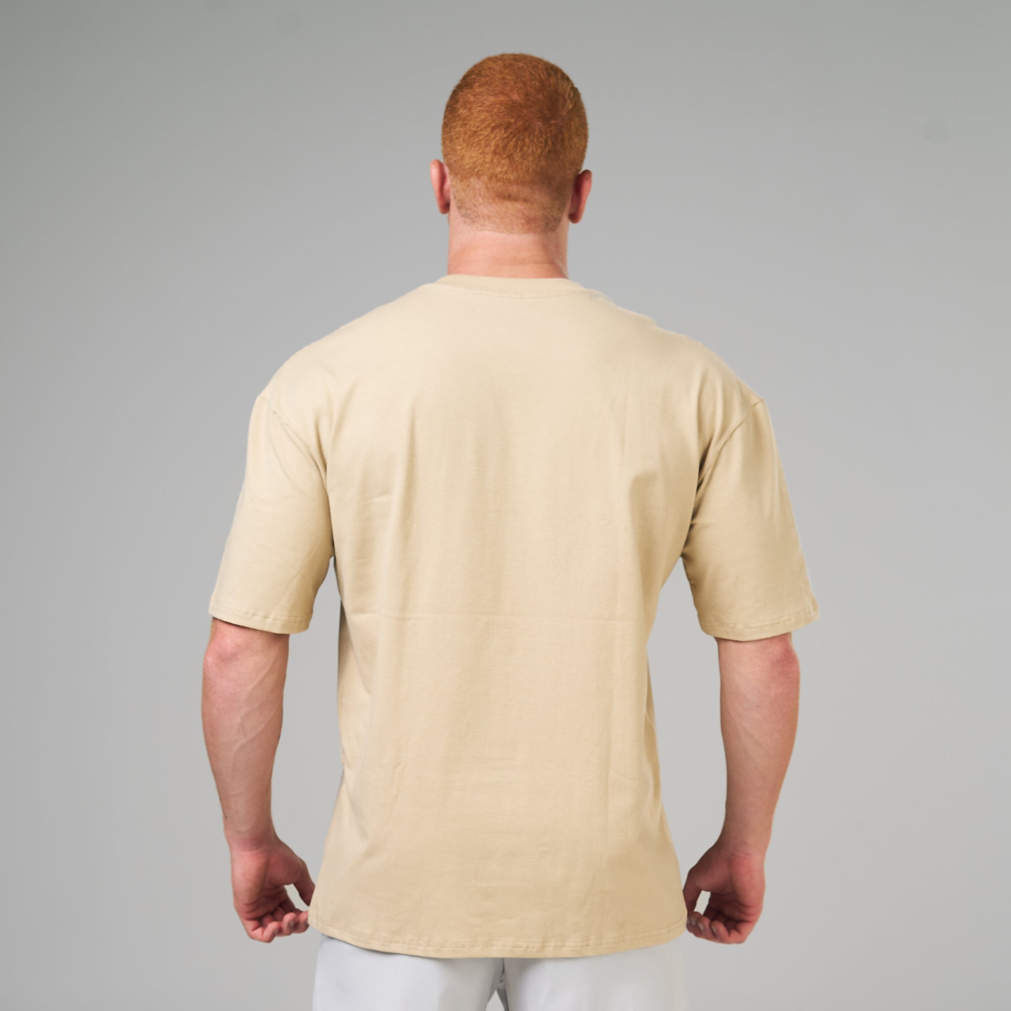 Camiseta Oversized Lupus Bege Duna