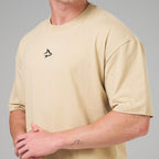 Camiseta Oversized Lupus Bege Duna