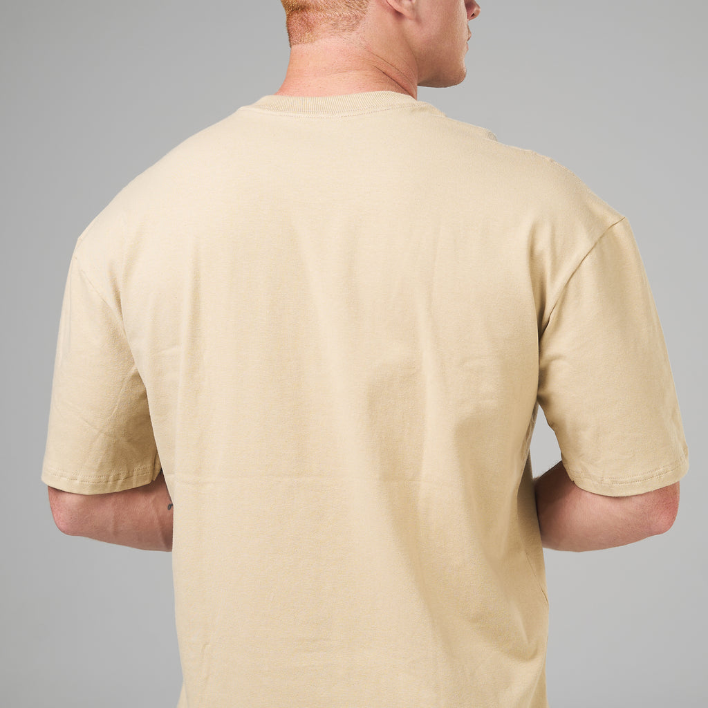 Camiseta Oversized Lupus Bege Duna