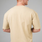 Camiseta Oversized Lupus Bege Duna
