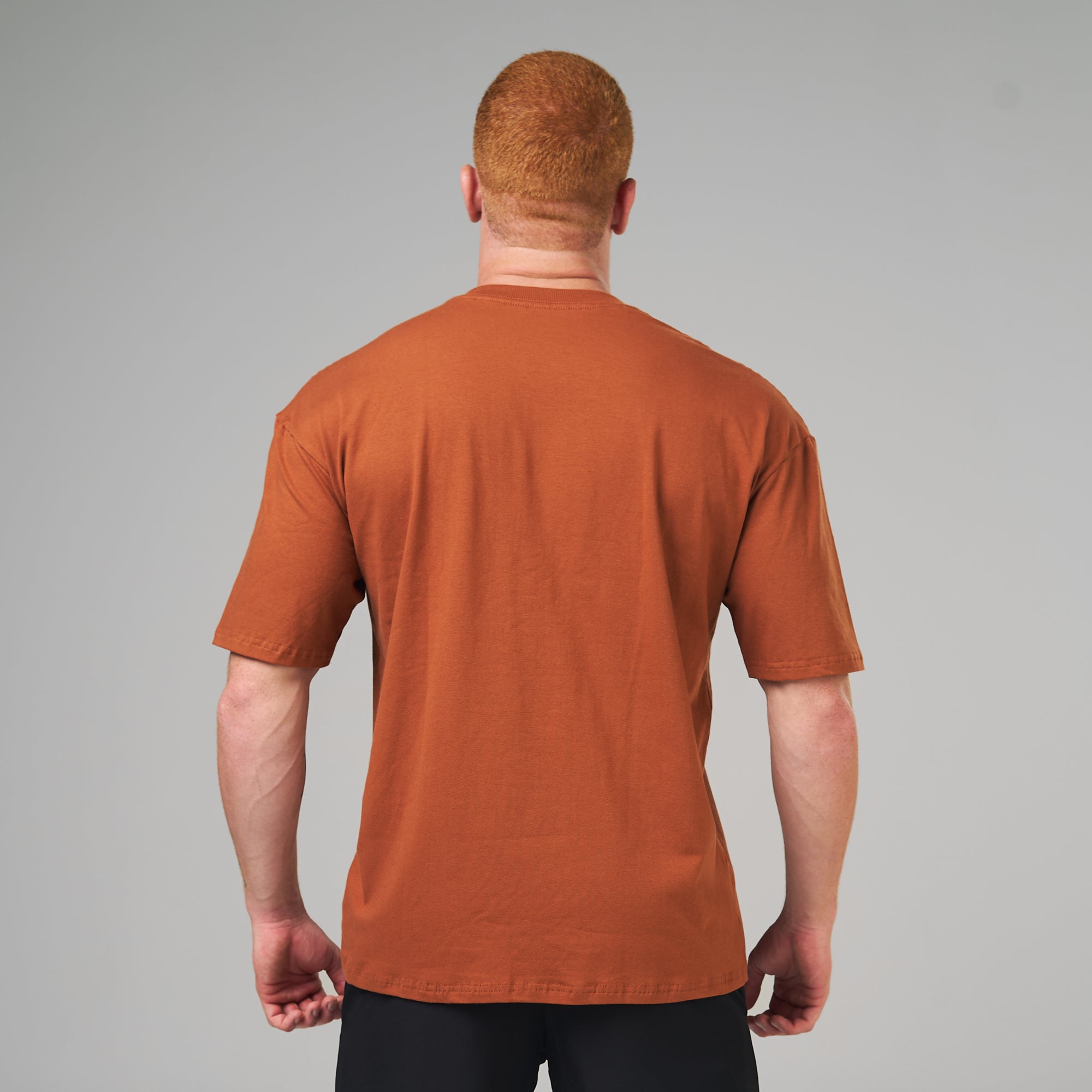 Camiseta Oversized Lupus Marrom Telha