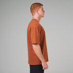 Camiseta Oversized Lupus Marrom Telha