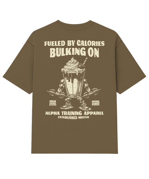 Camiseta Oversized More Carbs Caramelo