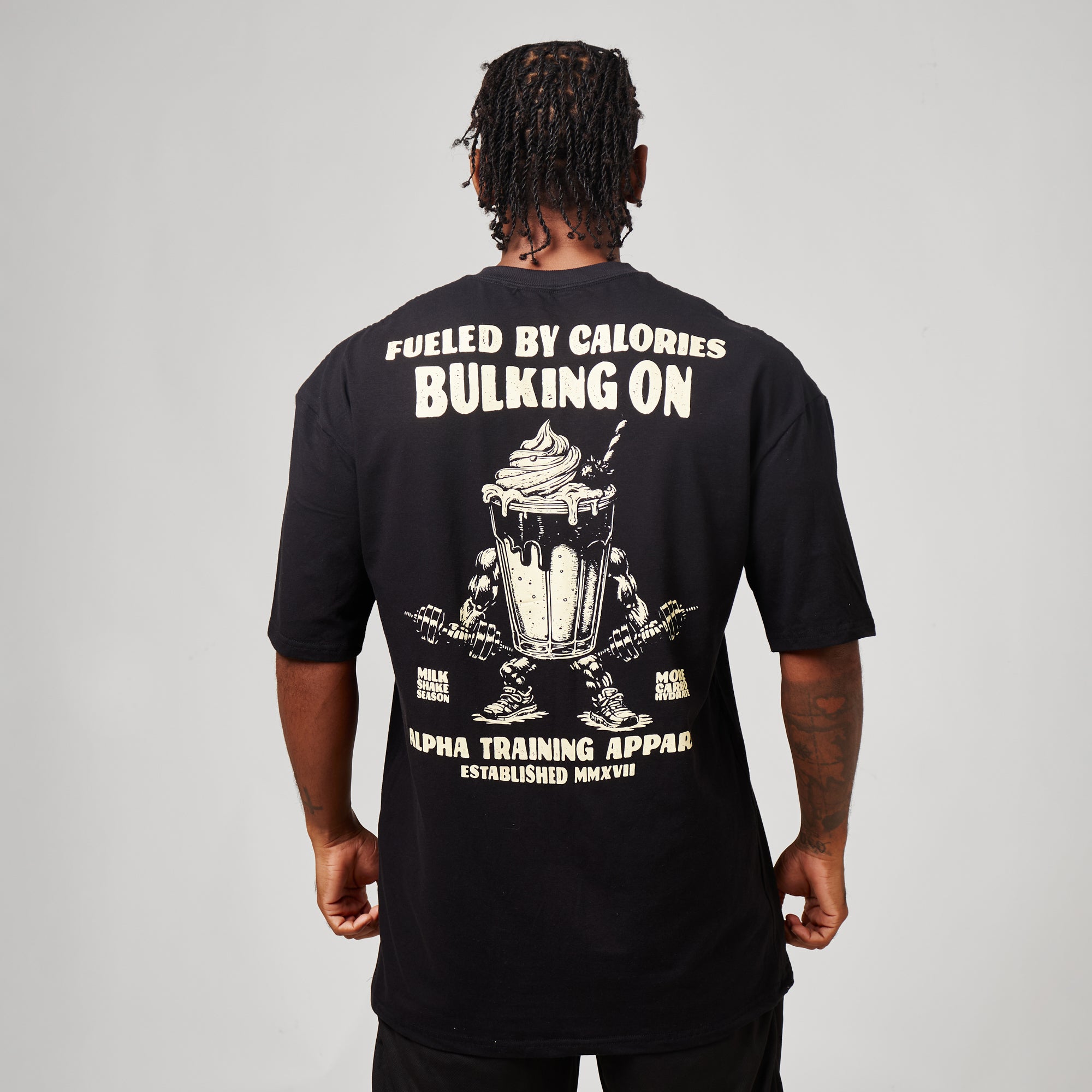 Camiseta Oversized More Carbs Preto