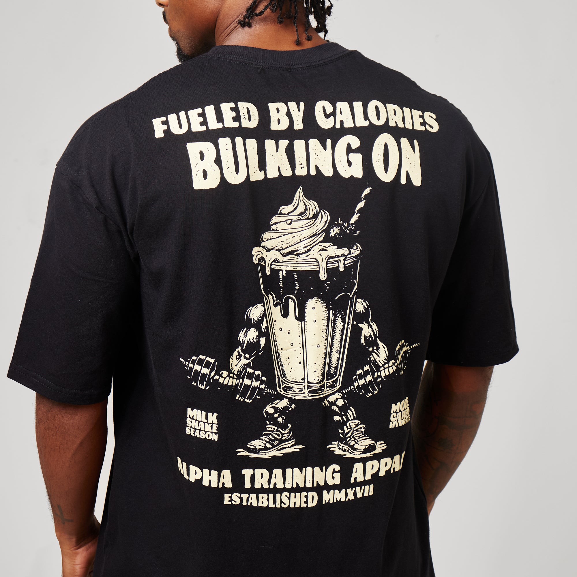 Camiseta Oversized More Carbs Preto