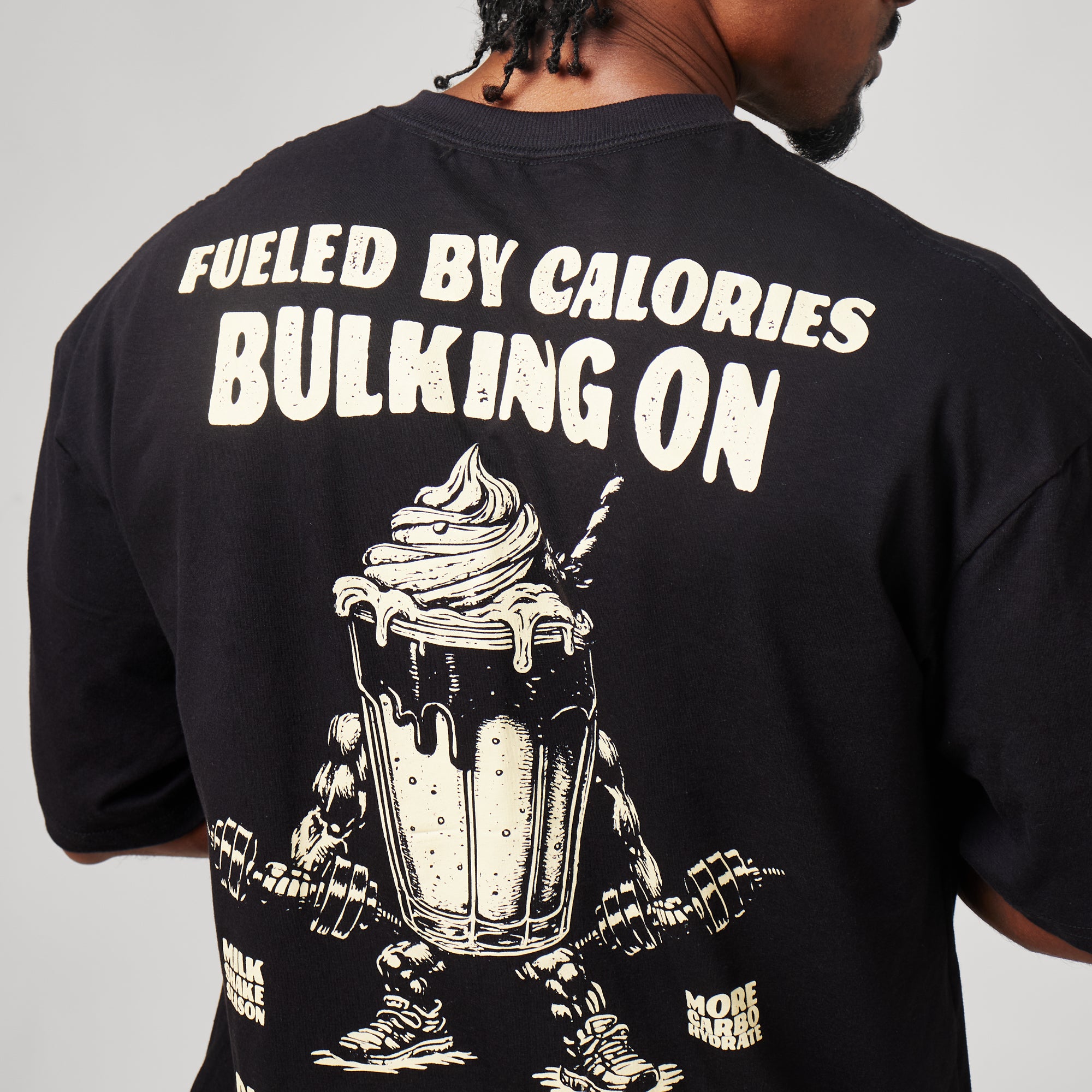 Camiseta Oversized More Carbs Preto