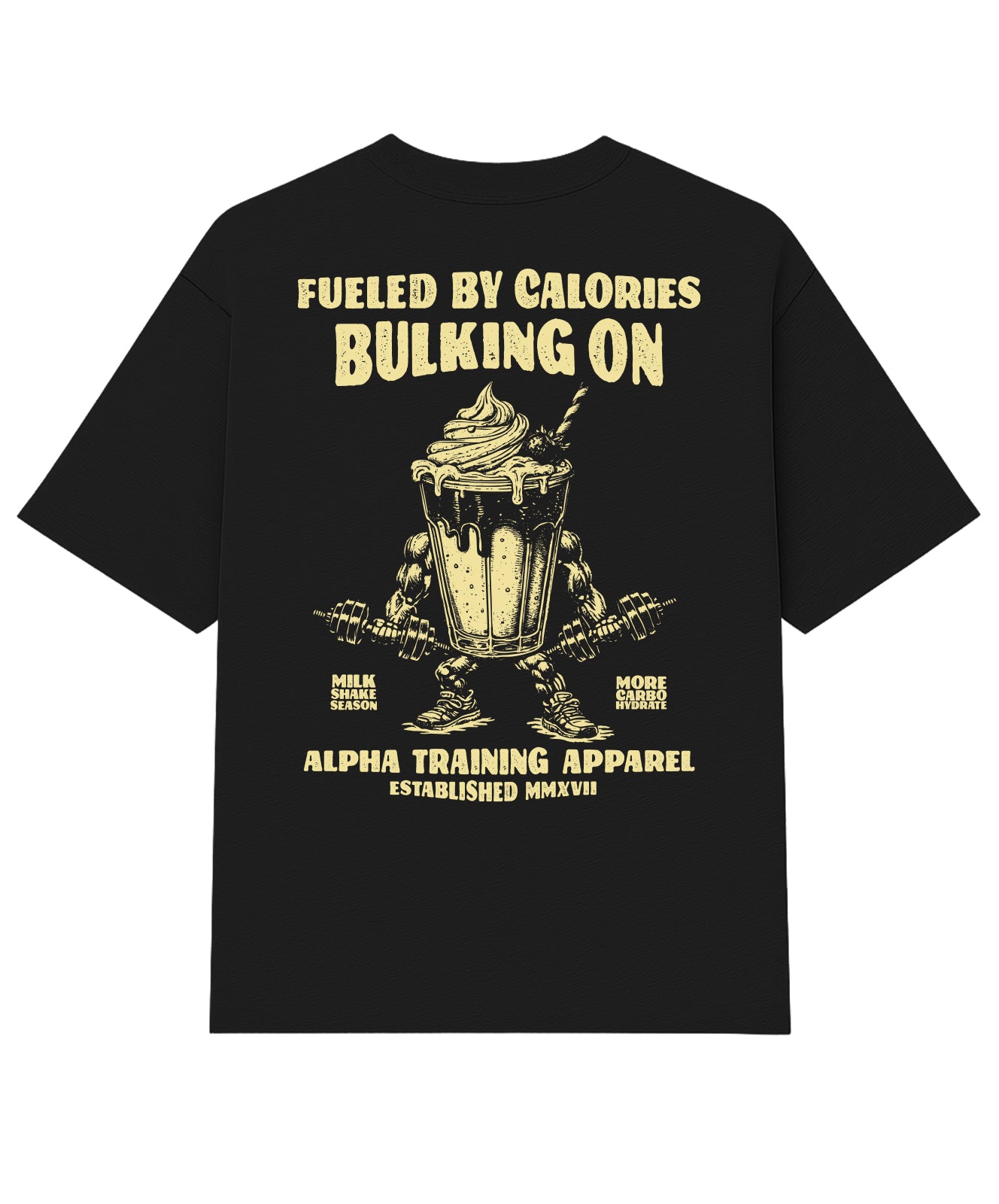 Camiseta Oversized More Carbs Preto