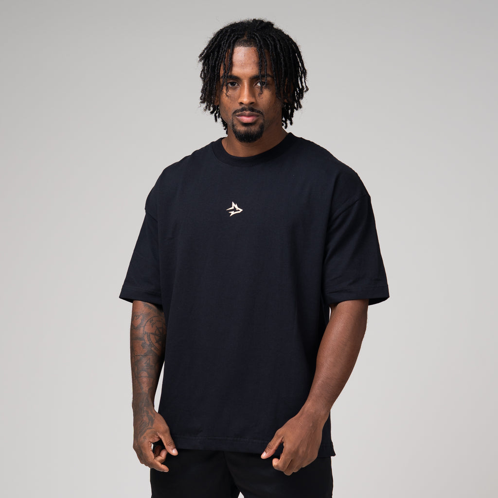 Camiseta Oversized Natural Warrior Preto
