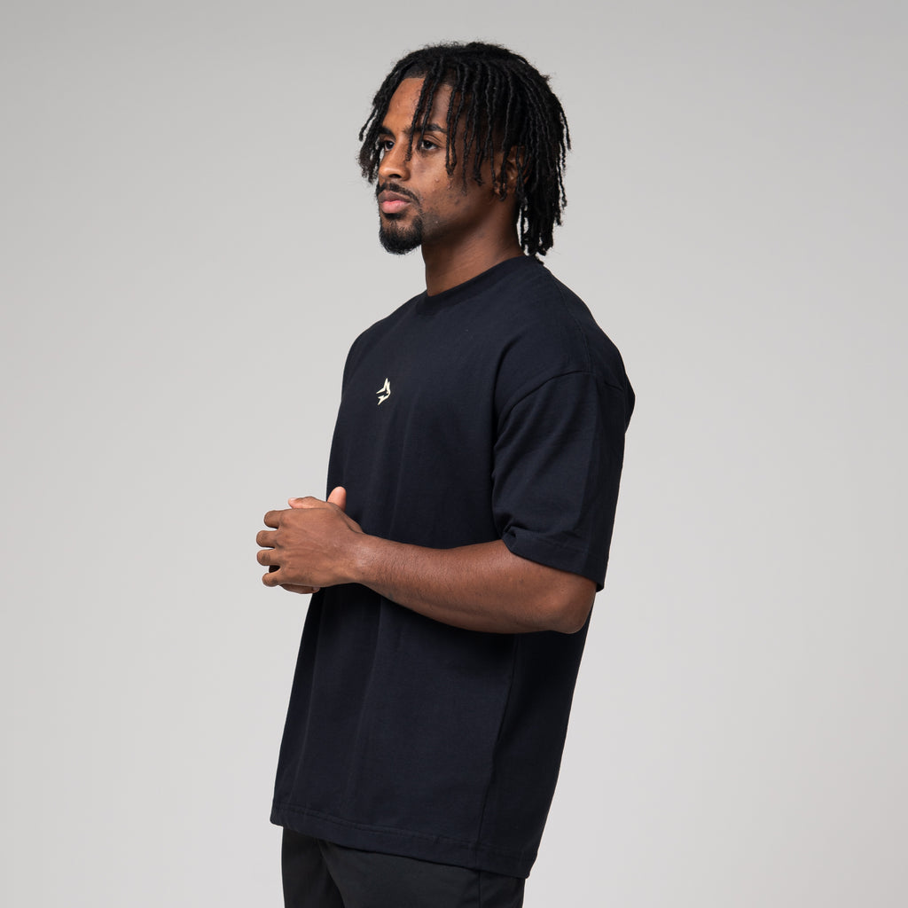 Camiseta Oversized Natural Warrior Preto
