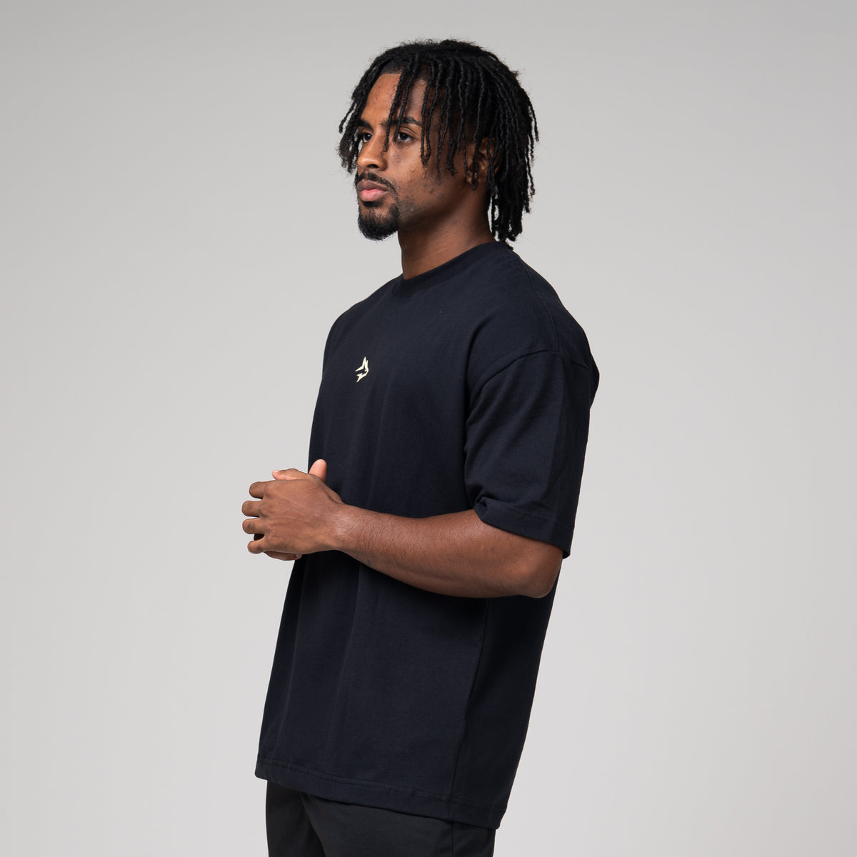 Camiseta Oversized Natural Warrior Preto