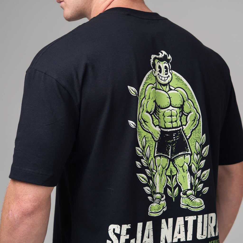 Camiseta Oversized Nature Preto