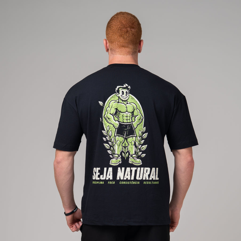 Camiseta Oversized Nature Preto