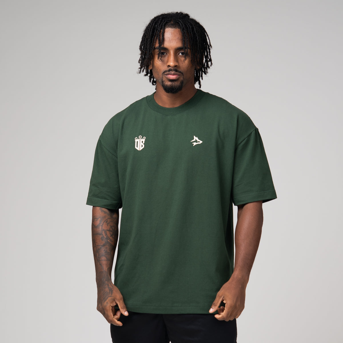 Camiseta Oversized Nature Verde Musgo