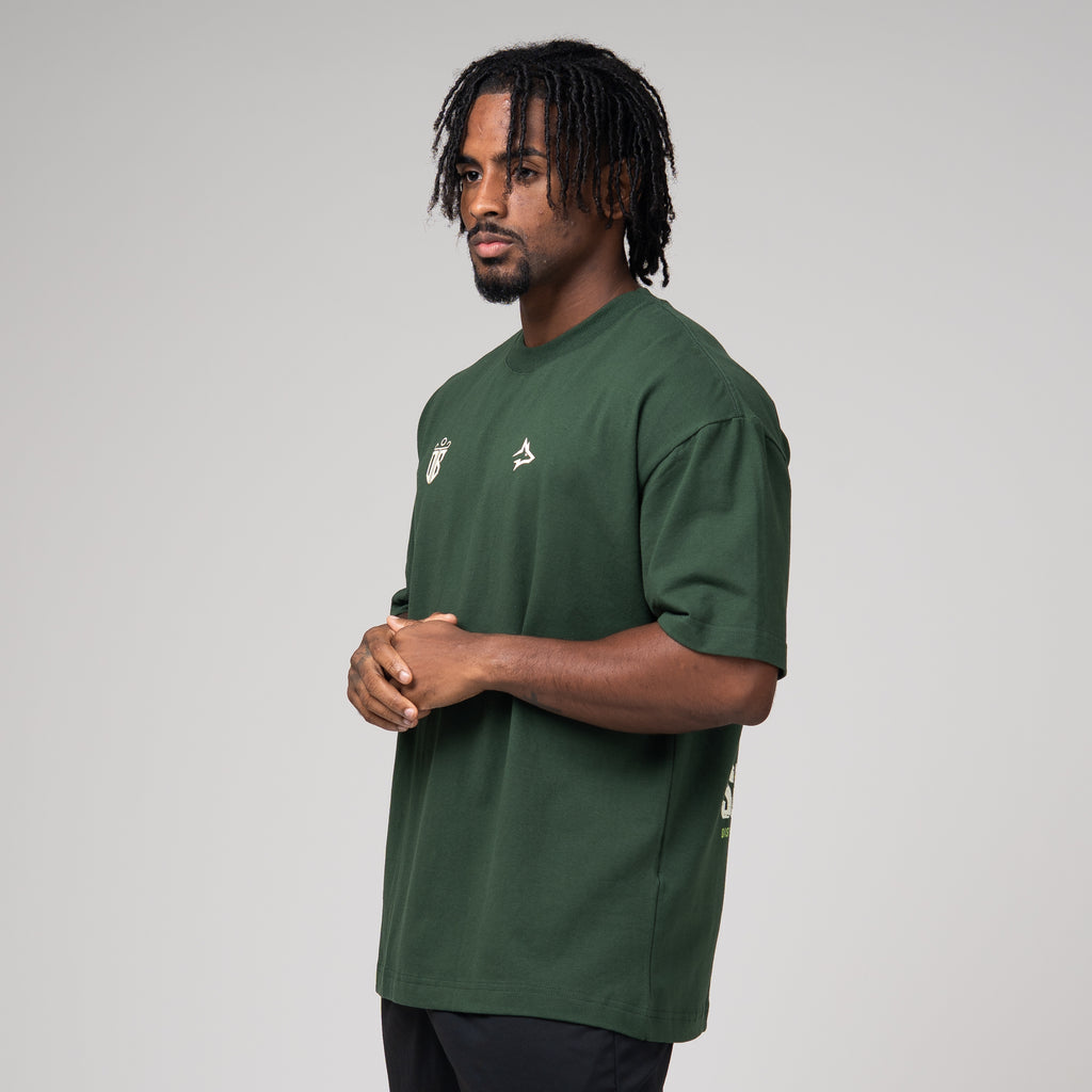 Camiseta Oversized Nature Verde Musgo