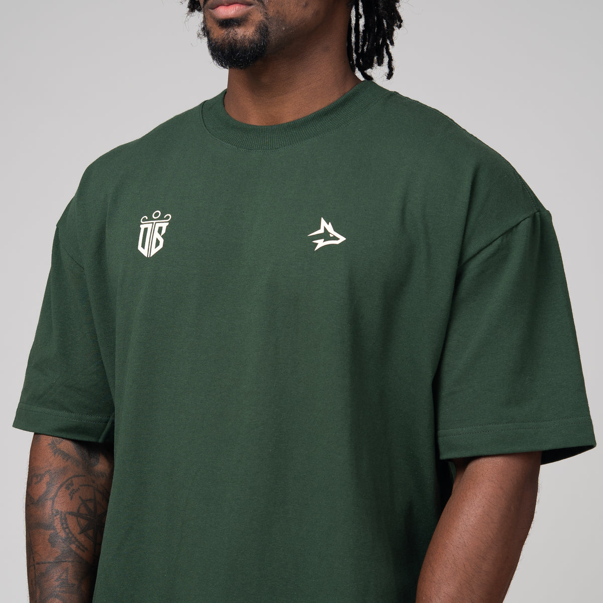 Camiseta Oversized Nature Verde Musgo