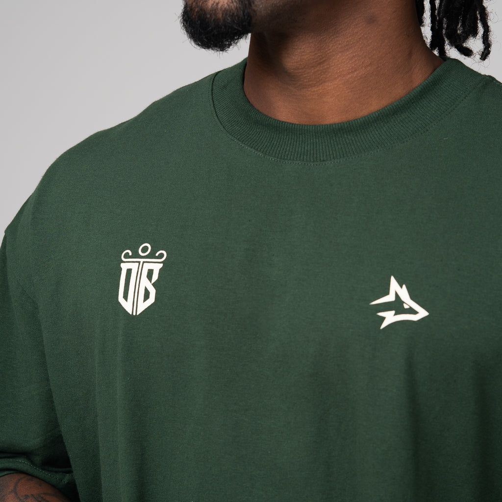 Camiseta Oversized Nature Verde Musgo