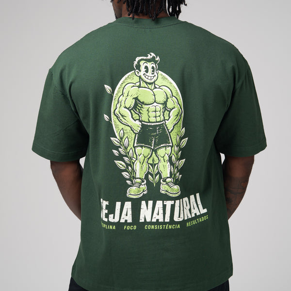 Camiseta Oversized Nature Verde Musgo