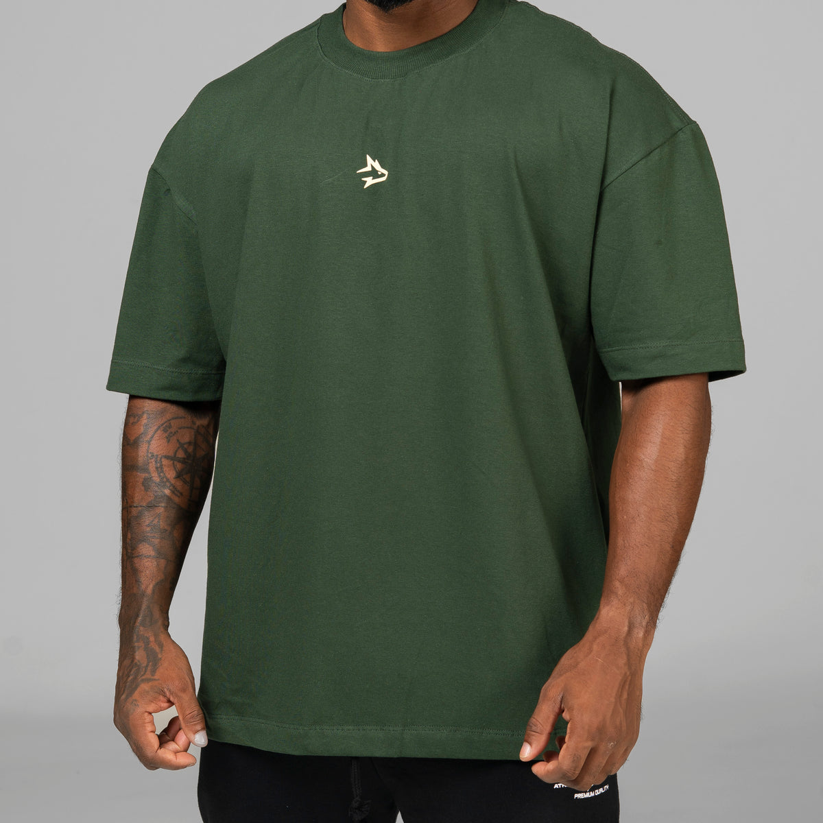Camiseta Oversized Next Exit Verde Musgo